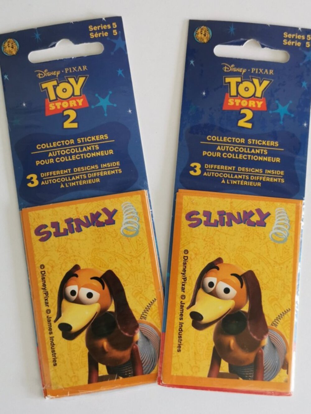 Set of 2 Packs Toy Story 2 Sandylion Stickers, SEALED Pixar Movie Stickers